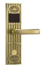 Gold Hotel Door Lock System Using Rfid Card 125KHz Or 13.56MHz