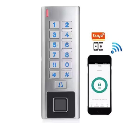 Tuya App Hộp kim loại chống nước WIFI RFID Khóa thông minh Khóa ngón tay Kiểm soát truy cập