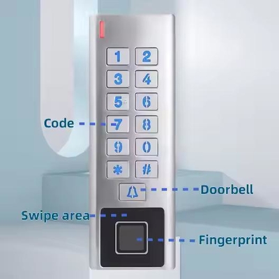 Tuya App Hộp kim loại chống nước WIFI RFID Khóa thông minh Khóa ngón tay Kiểm soát truy cập
