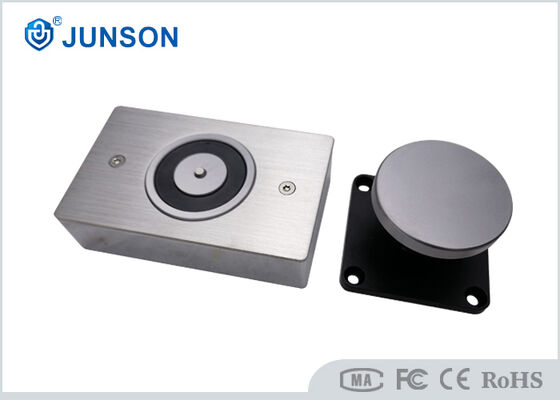304 Stainless Steel Electromagnetic Door Holder với nút thả bằng tay cho hoạt động 12V/24V DC