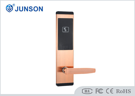 Khóa khách sạn RFID bằng thép không gỉ với thời gian khởi động 1 giây và dung lượng thẻ khách 200 cho hệ thống nhập khẩu không chìa khóa