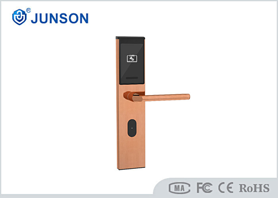 Pin 4AA Ổ khóa khách sạn RFID Độ dày 70mm với lỗ mộng chống trộm