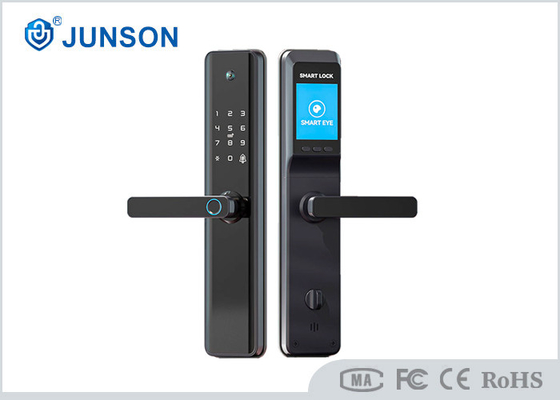 WiFi điện tử Sinh trắc học vân tay Khóa cửa bằng nhôm hợp kim với máy ảnh / ứng dụng Tuya