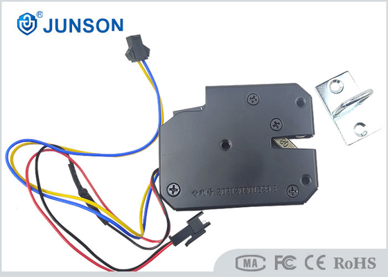Màu đen Khóa tủ điện 12V DC Vỏ thép Dây TItanium Chiều dài chân khóa 26mm