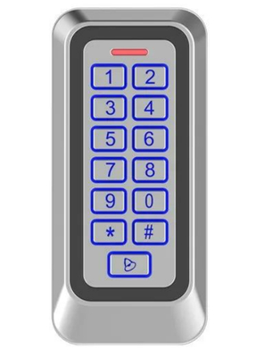 Kiểm soát truy cập độc lập bằng bàn phím và thẻ RFID vỏ kim loại IP67 chống nước với 1000 người dùng