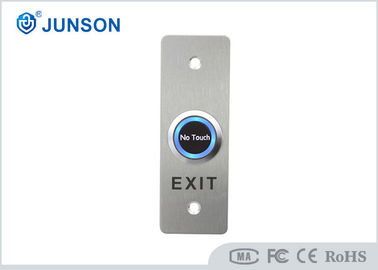 Thép không gỉ Độ dày 2 mm Nút nhấn Công tắc thoát Touchless