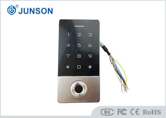 Bàn phím màu bạc Kiểm soát truy cập bằng vân tay IP68 100mA với ứng dụng WiFi Tuya