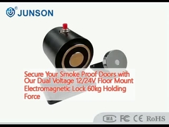 Bảo vệ cửa chống khói của bạn với điện áp kép 12/24V của chúng tôi mặt bằng lắp đặt khóa điện từ 60kg lực giữ